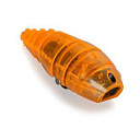 Червячок, движется по лучу