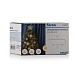 Гирлянда 230V 400 LED 40м, 2700K, IP44, шнур 3м, CL07 линейная