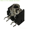 3.5мм гнездо на плату CKX3-3.5-03 (стерео, пластик), Разъём