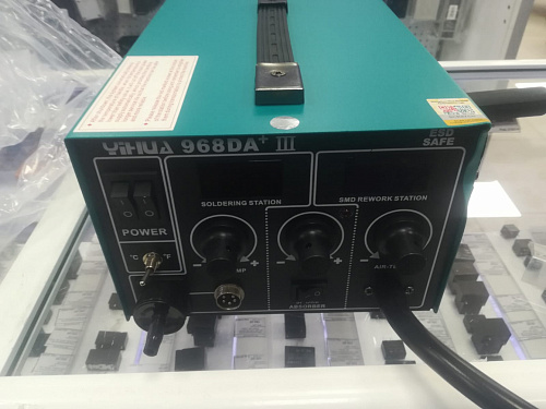 Паяльная станция с феном и паяльником Yihua YH968DA+-iii