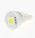 Светодиодная лампа T10 (W5W) 12V 5050 1 SMD LED White Lumen