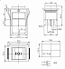 Переключатель клавишный KCD4-203N-C6-R/6P on-off-on красный