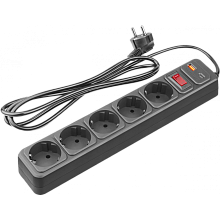 Удлинитель OSP-USB-05-180-ESC-3х0.75-BL