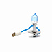 Галогенная лампа головного света H3 Philips WhiteVision 3700K 12V 55W PK22s 12336WHVB1 блистер