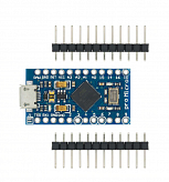 Контроллер PRO Micro USB (ATmega32U4; Uвх.:5В) для Arduino