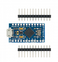 Контроллер PRO Micro USB (ATmega32U4; Uвх.:5В) для Arduino