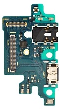 Шлейф для Samsung A405F Galaxy A40 + сист. разъем + разъем гарнитуры + микрофон