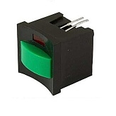 Переключатель кнопочный PB07-BG-0R0 off-(on) зеленая