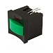 Переключатель кнопочный PB07-BG-0R0 off-(on) зеленая