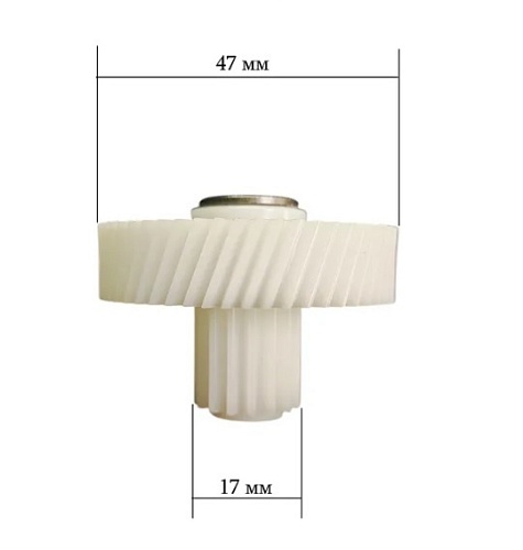 Шестерня Мясорубки РОТОР ДИВА №1 (33), прямой зуб