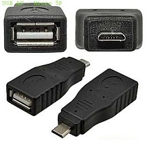 USB-AF (гн)-microUSB 5P(шт) переходник, Разъём