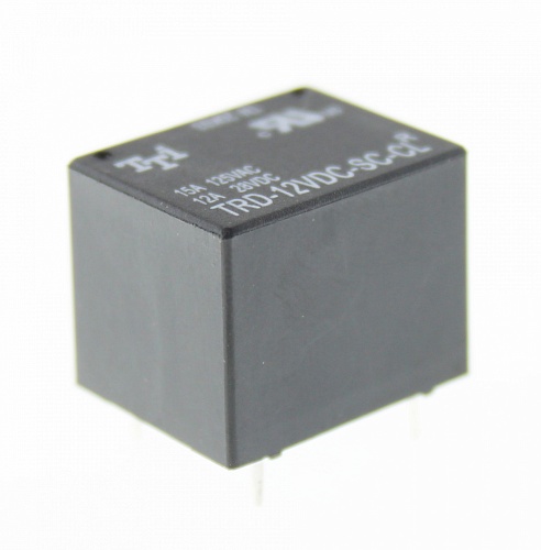 TRD-12VDC-SC-CL-R  12VDC, 10A, 1C, Реле электромагнитное TRD-12VDC-SC-CL-R  12VDC, 10A, 1C