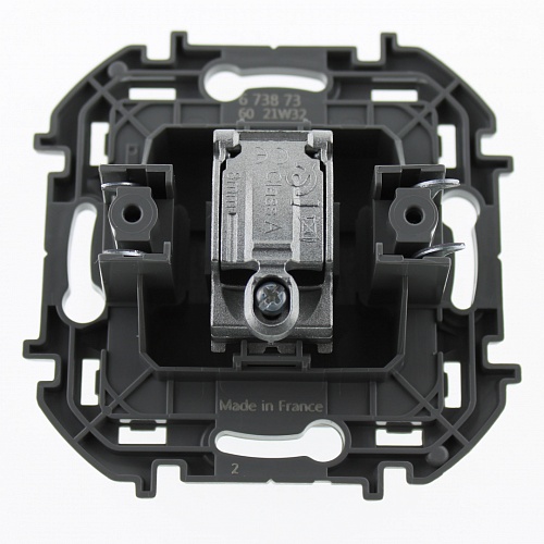 Розетка Legrand Inspiria с/у TV оконечная антрацит