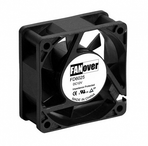 Вентилятор Fanover FD6025S12H2 60x60x25мм 0.2А 12V