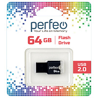 Карта памяти Perfeo USB 64GB M01 Black