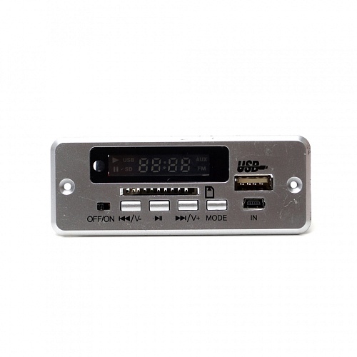Модуль аудиоплеера MP3 (FM, USB, SD, индикатор, пульт) для Arduino  