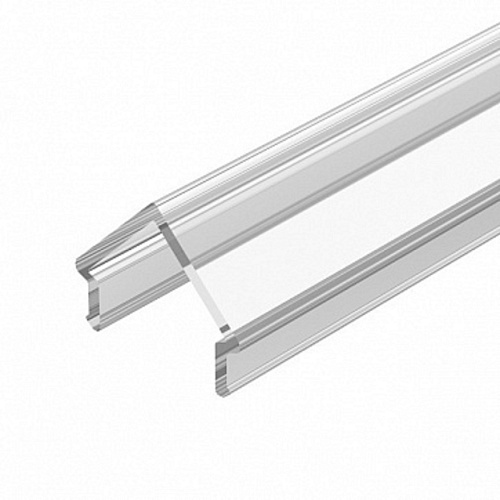 Экран прозрачный для профиля ARH-DECORE-S12 Square Clear