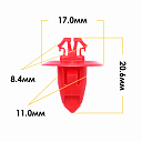 Клипса крепежная MASUMA KJ-516/K-113/K-105