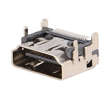 HDMI-19R  гнездо на плату, Разъём