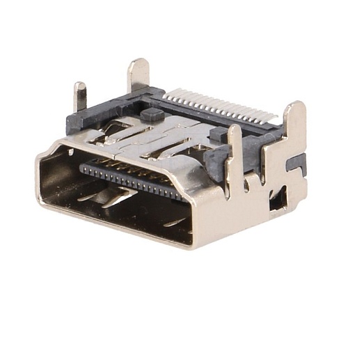 HDMI-19R  гнездо на плату, Разъём