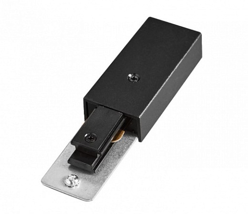 Соединитель черный для шинопровода LEDVANCE 4099854256189 ECO TRACKRAIL 1PH SUPPLY C BK BT1