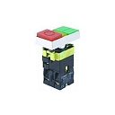 Кнопка управления двойная NP2-BW8465 AC230В 1НЗ+1НО
