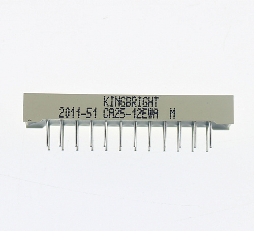 Светодиодный индикатор LED R 4DIG AN CA25-12EWA