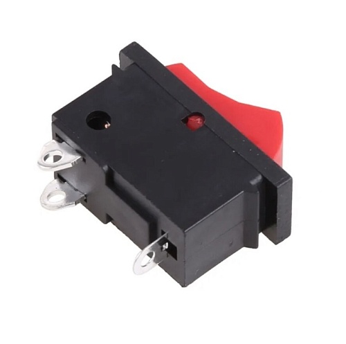 Переключатель клавишный XW-603F-L on-off-on красный
