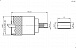 UHF-C58P штекер на кабель RG58 (обжим), Разъём высокочастотный