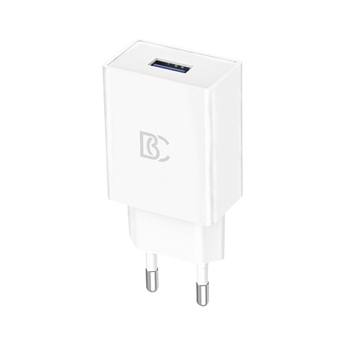 Зарядное устройство BC C62 (18W, USB-A, USB-C, QC3.0, PD,2 порта) белый
