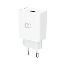 Зарядное устройство BC C56 (15W, USB-A, QС3.0) белый