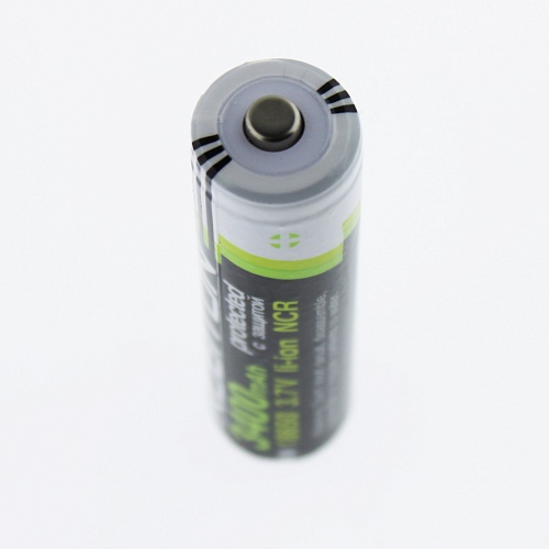 Robiton 18650 NCR18650B (Li-ion, 3.7V, 3400mAh) с платой защиты, высокий контакт