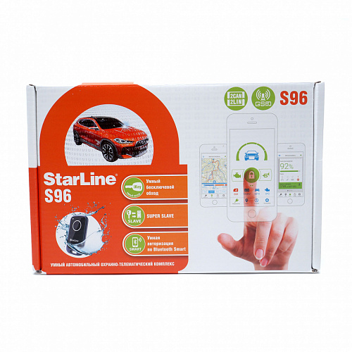 Автосигнализация StarLine S96 v2 BT 2CAN+4LIN 2SIM GSM-GPS