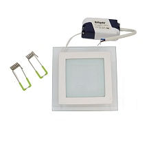 Светильник Navigator NDL-SP3-7W-840-WH-LED квадрат, стекло 1 Потертости на корпусе