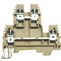 Клеммник PIK 4N 4 мм.кв. (серый)