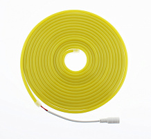 Лента светодиодная Neon mini 0612 8W/m, 12v, SMD2835, 120LED/m, Silicon+PVC, лимонный жёлтый (5м)