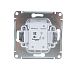 Переключатель проходной AtlasDesign c/у 1-кл IP20 10А механизм ATN000161 БЕЛЫЙ