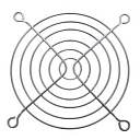 Решетка для вентилятора  92x92мм металл