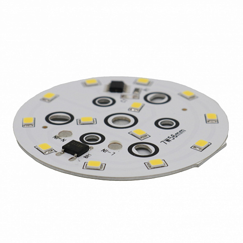 Светодиодная матрица "прямого включения" IC 7W 6500K smd5730 (220V, 600lm, 11LED, d=56mm)