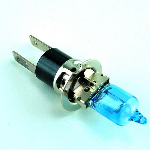 Галогенная лампа головного света H3C Koito WhiteBeam III 12V 55W P22d/5 P0753W 2шт