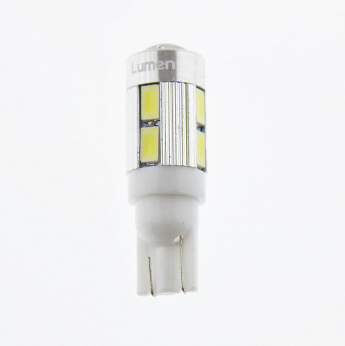 Светодиодная лампа T10 (W5W) 12V 5630 10 SMD White Lumen