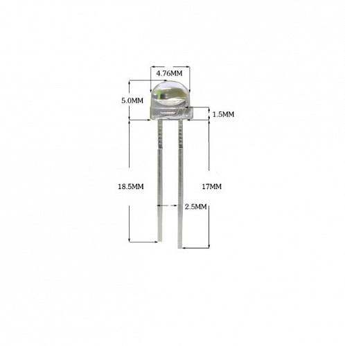 Светодиод White 48D4-UWC-1.5cd