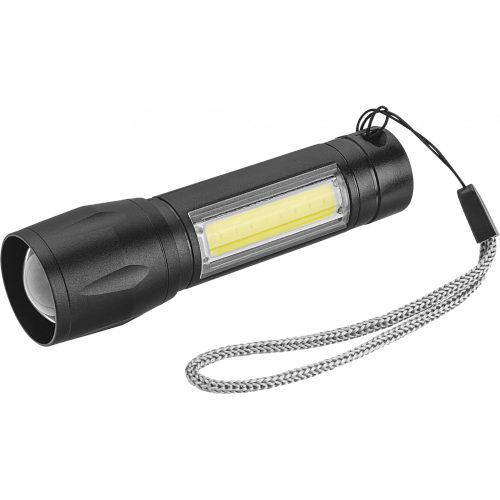 Фонарь-брелок ОНЛАЙТ OPT-CP12-ACCU пласт.1LED,3Вт+1COB,1.5Вт, li-ion 0.5Ач, 3реж