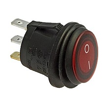 Переключатель клавишный SB040 RED IP65 on-off красный