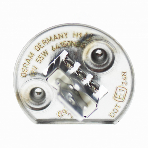 Галогенная лампа головного света H1 Osram NIGHT BREAKER SILVER 12V 55W P14.5s 64150NBS-HCB 2шт