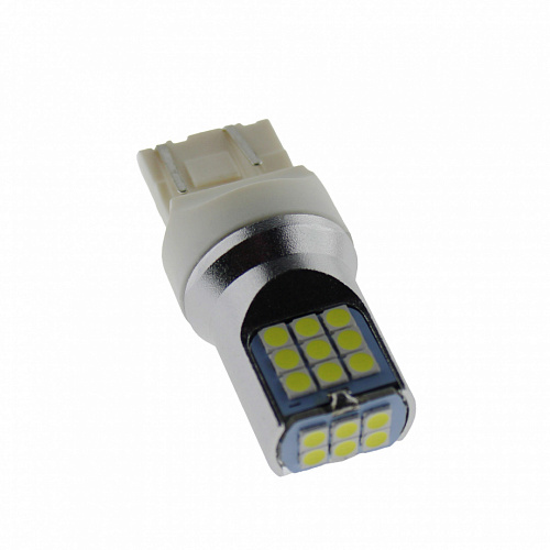 Светодиодная лампа W21/5W (T20) 12-24V 3030 24 SMD LED White