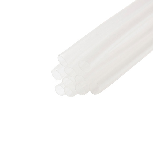 Трубка термоусадочная 9/3мм (3:1) прозрачная, клеевая (1 метр)