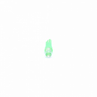 Светодиодная лампа T5 (W1.2W) 12V 1 LED Green 