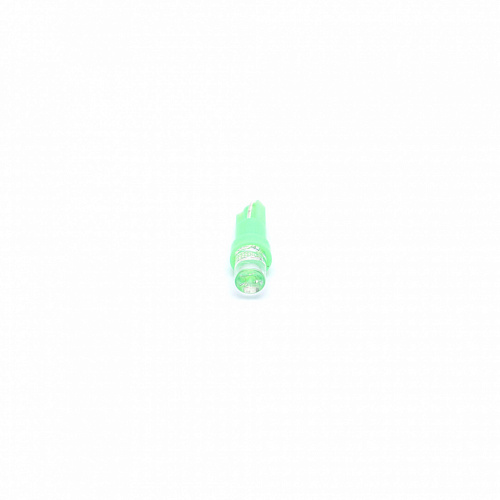 Светодиодная лампа T5 (W1.2W) 12V 1 LED Green 