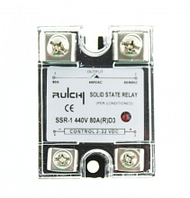 Реле твердотельное SSR-1 440V 80A (R) D3 (3-32V) 